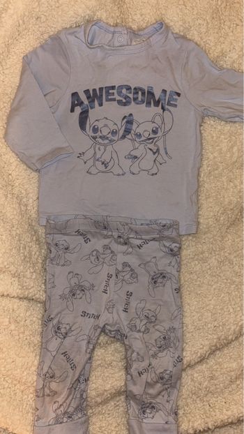 Ensemble Disney stitch 12 mois 