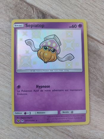 Carte pokemon Shiny Sepiatop SV17/SV94 Destinées occultes