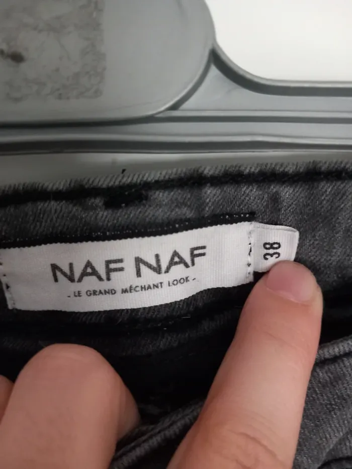 Jean Naf Naf gris et noir - photo numéro 4