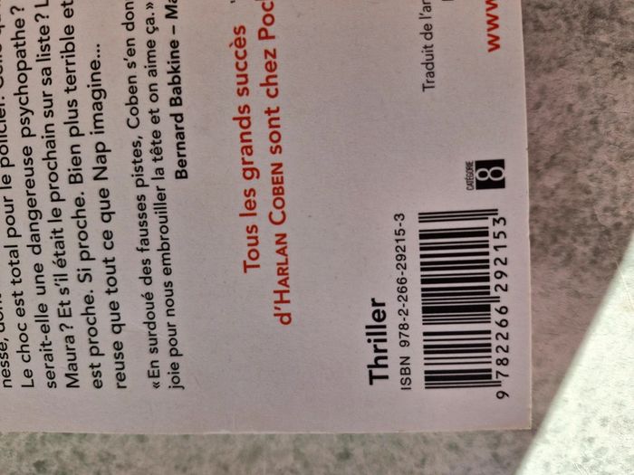 Livre de poche. Par accident . harlan coben - photo numéro 3