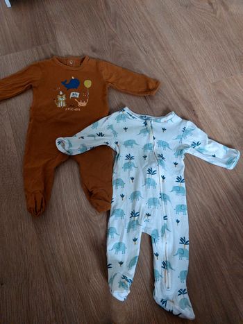 2 pyjamas été coton