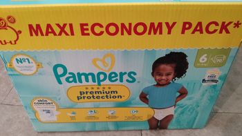 Pampers premium couches taille 6 70 couches