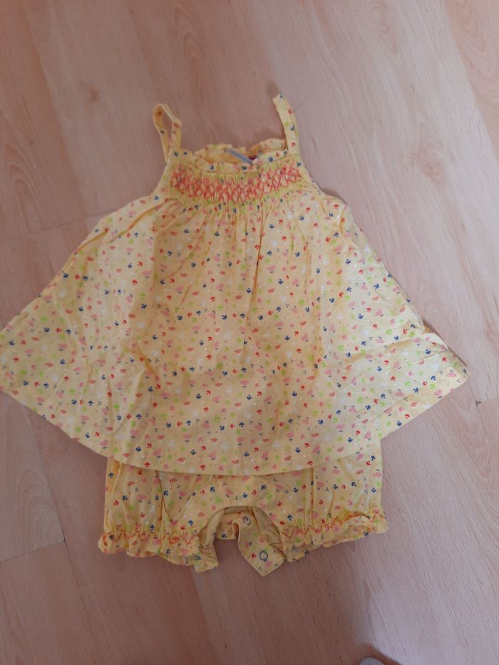 Robe été 6 mois jaune
