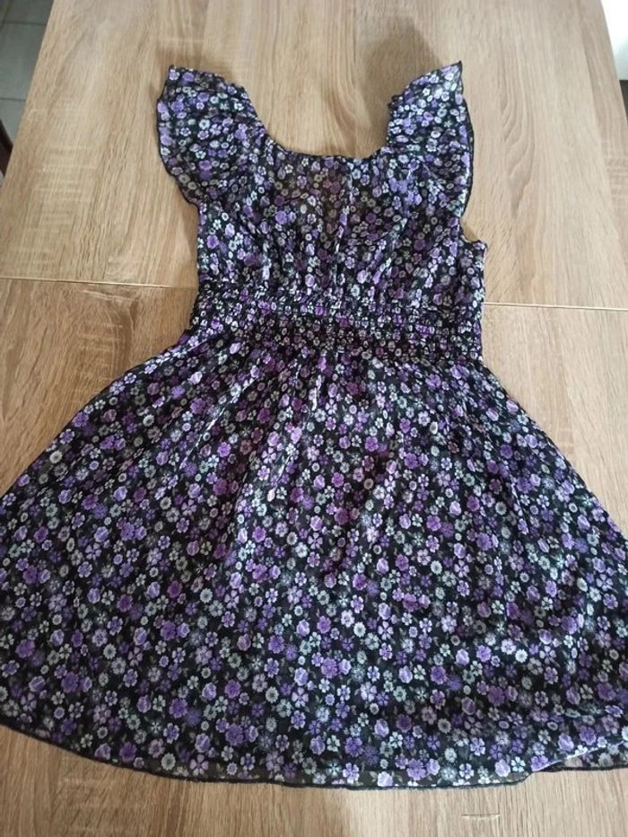 Blouse transparente fleurie - photo numéro 7