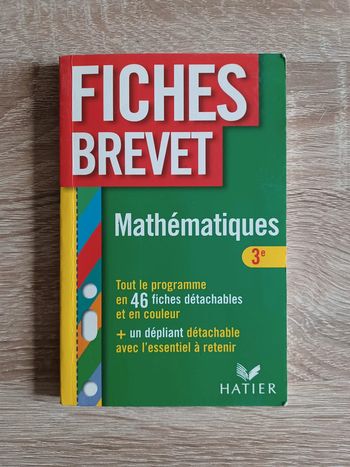 fiche brevet math