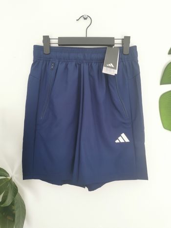 Short d'entraînement bleu regular fit Adidas Taille S