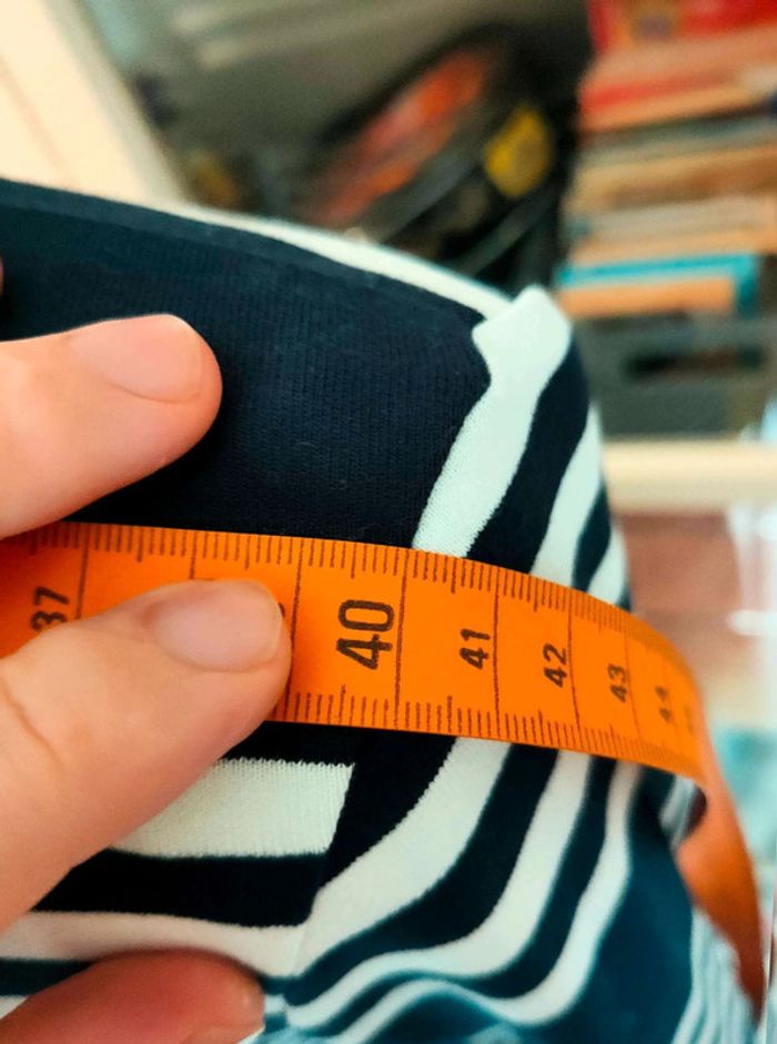 Edc Robe  mi-longue  rayée - photo numéro 5