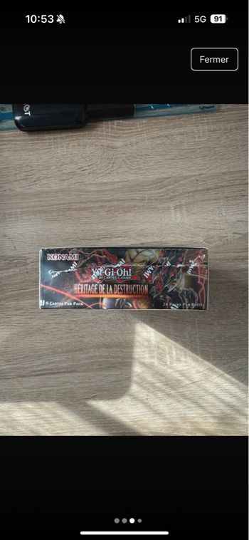 Display yugioh Héritage de la destruction