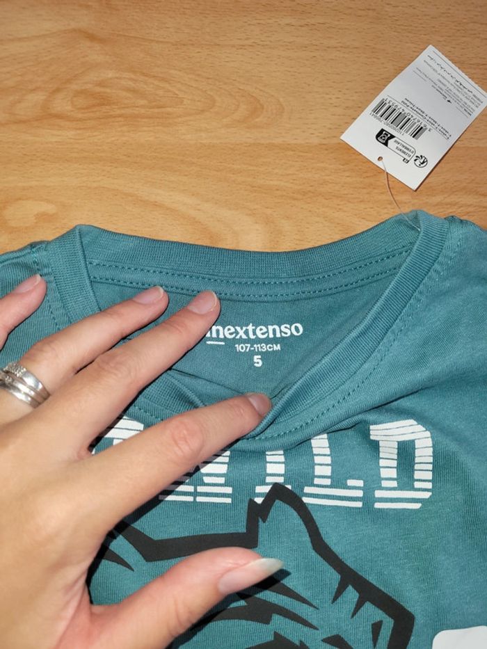 T-shirt manches longues in extenso 5 ans - photo numéro 2