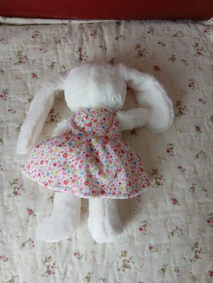 Pommette:Peluche Miss Lapinou *robe fleurie - photo numéro 6