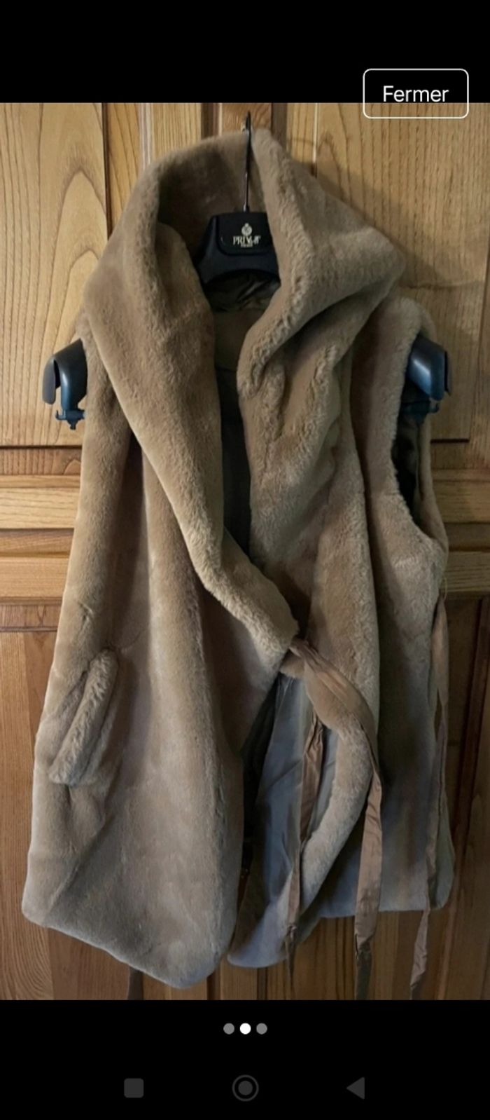 Manteau sans manche - photo numéro 2