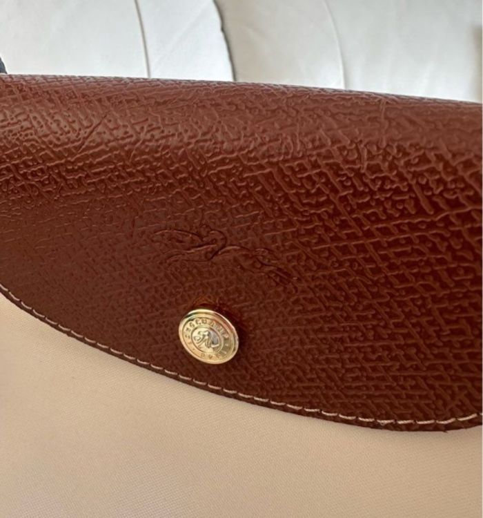 Sac Lonchamp taille L blanc crème - photo numéro 3
