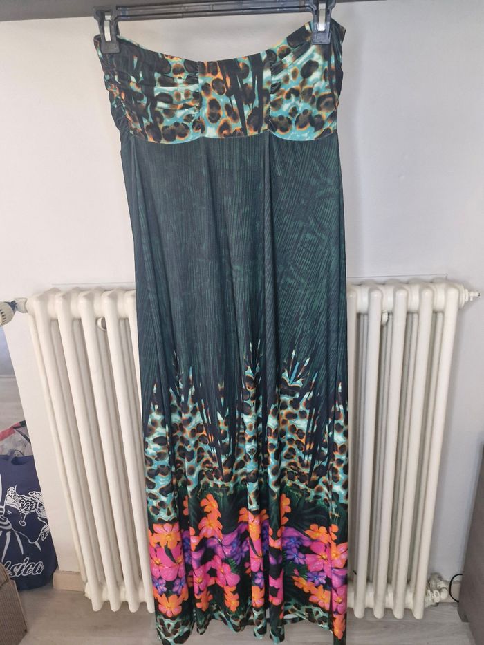 Robe bustier verte bodyflirt taille 40/42 - photo numéro 4