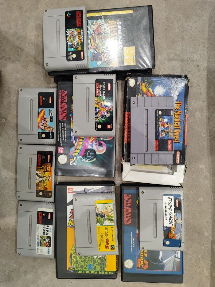 Lot jeux super Nintendo - photo numéro 2