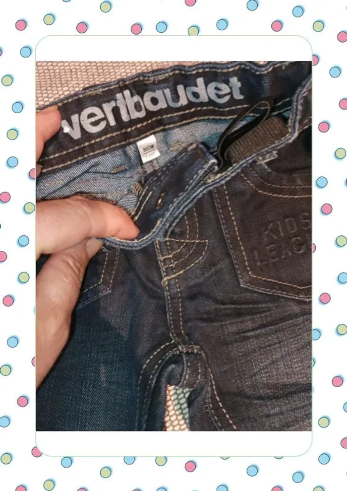 Jeans slim fit bleu foncé - photo numéro 3