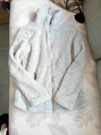 Gilet zippé Polaire Gris S/36