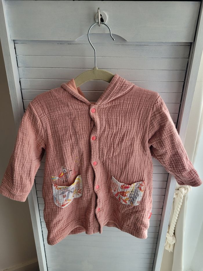 Peignoir / Robe de chambre doublée Petit Beguin Tropic 12M - photo numéro 2