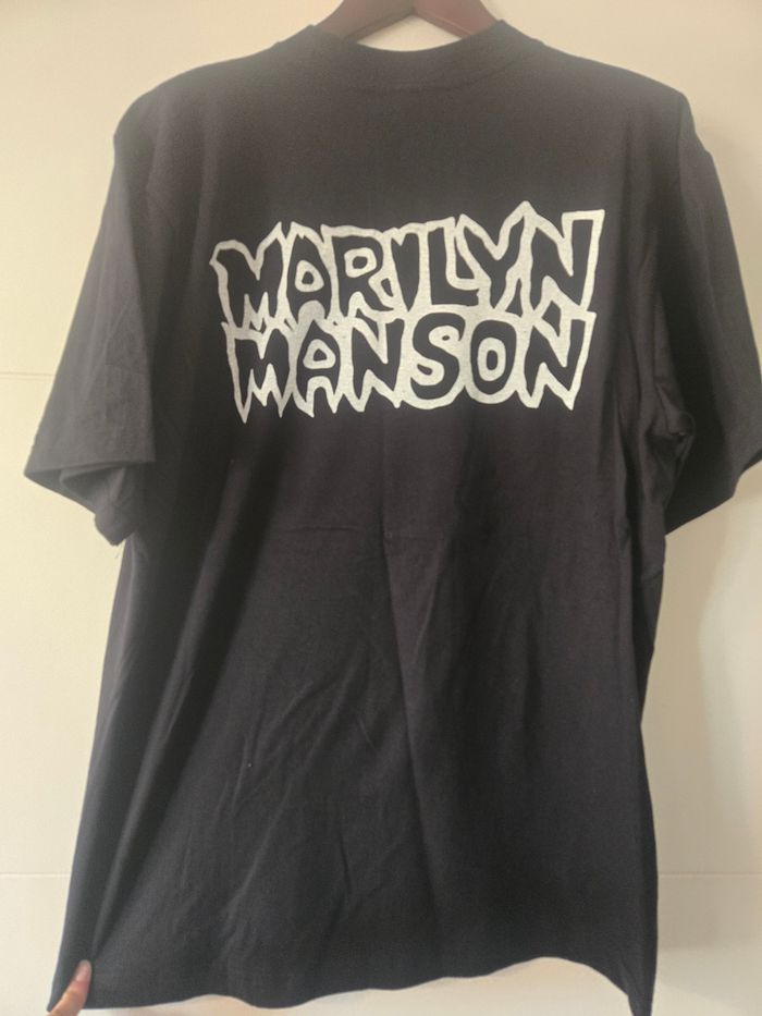 T-shirt rétro Marilyn Manson rock vintage L - photo numéro 2