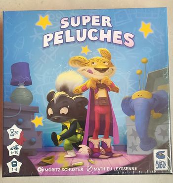 Super peluches - jeu de société sous emballage