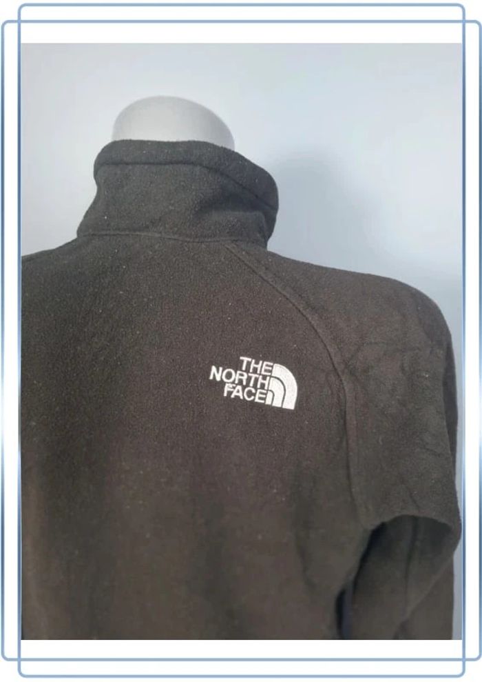 Veste polaire full zip the north face femme / taille S / noire / logo brodé - photo numéro 8