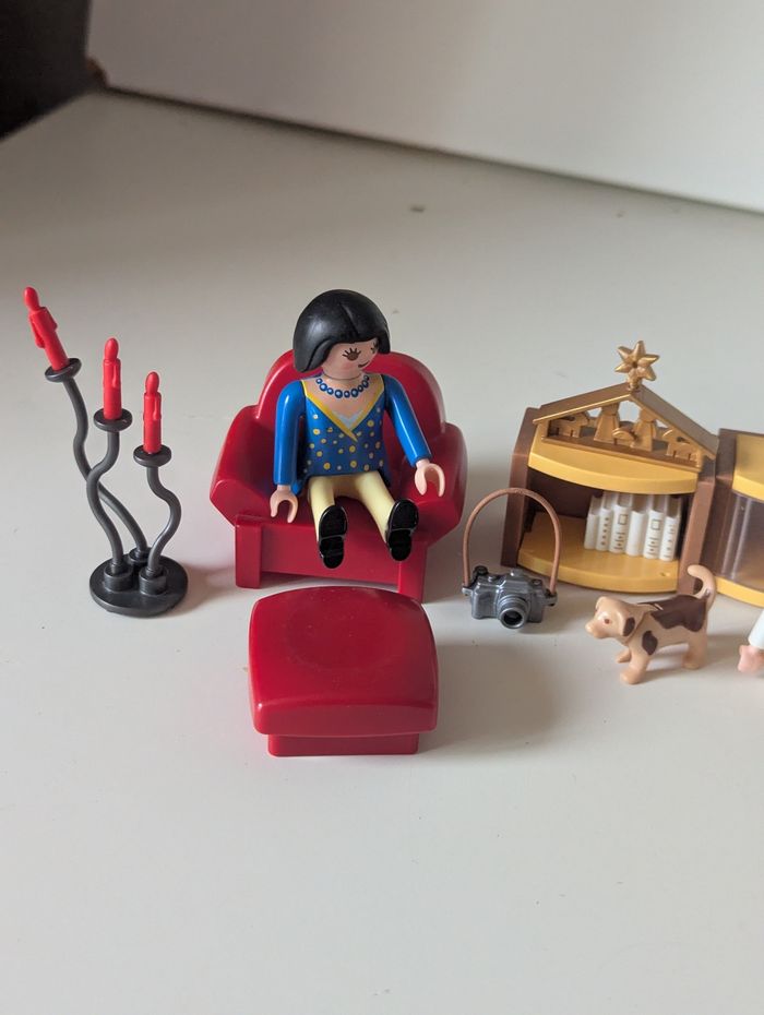Playmobil salon de noël - photo numéro 3