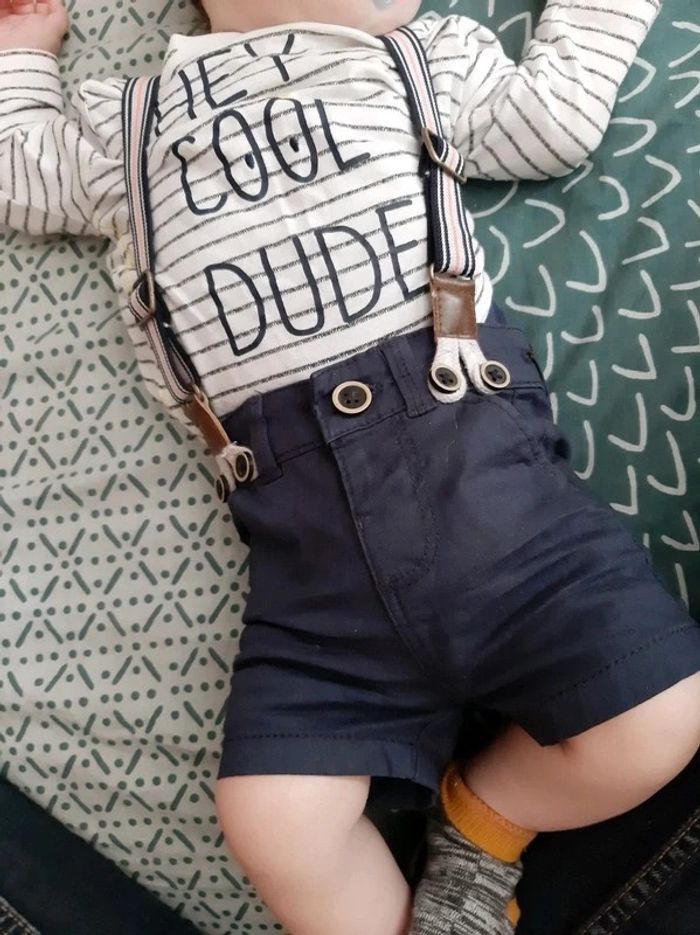 Ensemble (chemise, short et bretelles) Tape à l'oeil 3M - photo numéro 2