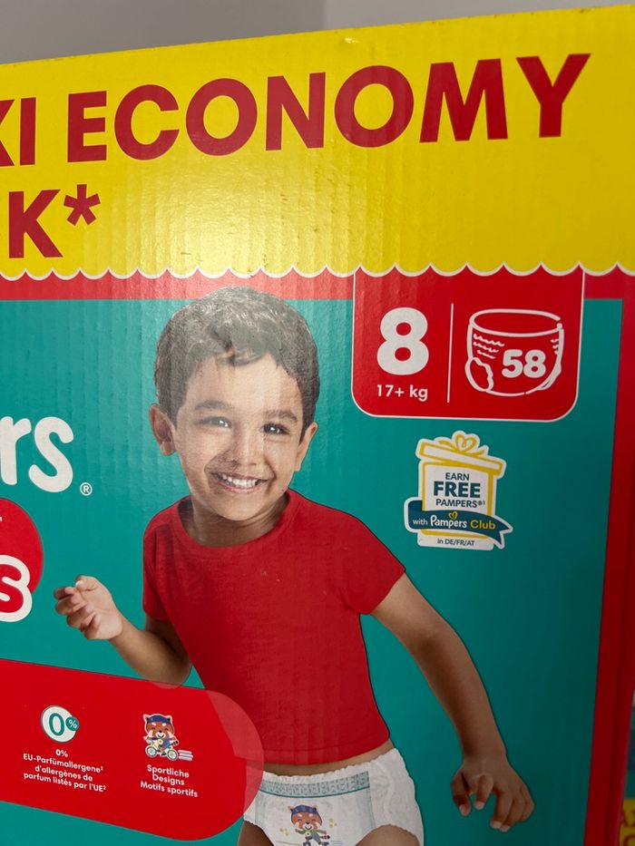 Pampers baby dry pants taille 8 - photo numéro 2