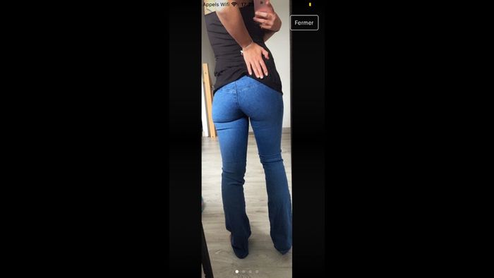 Jeans évasé taille 34