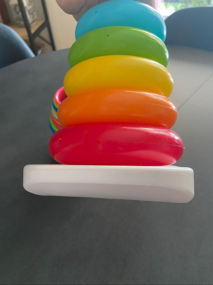 Jouets d’éveil Fisher Price et Chicco – Anneaux et gobelets empilables - photo numéro 4