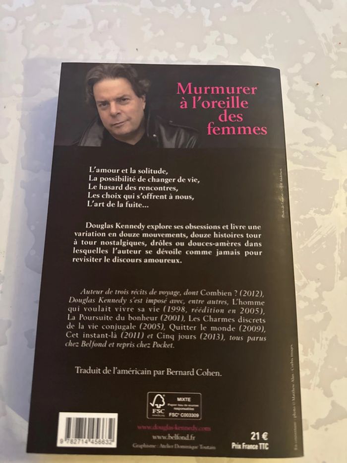 Livre murmurer à l’oreille des femmes - Douglas kennedy - photo numéro 5