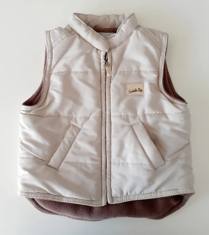 🧸 Doudoune sans manches bébé garçon – 12 mois 🧸