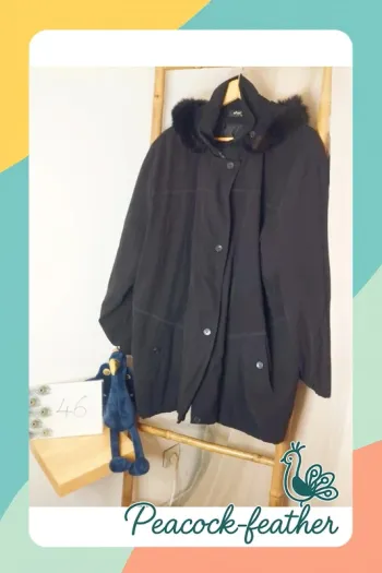 Manteau noir femme xxxl