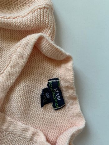 Gilet naissance kiabi 0 mois
