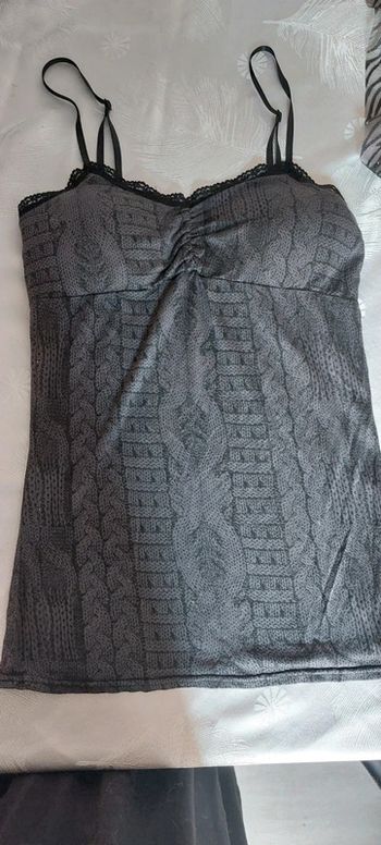 Débardeur Femme Taille 1 Cache Cache noir et gris