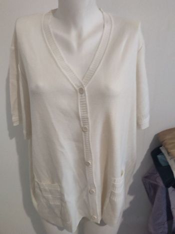 #kytie44femme. Gilet cardigan manche courte taille 44/46