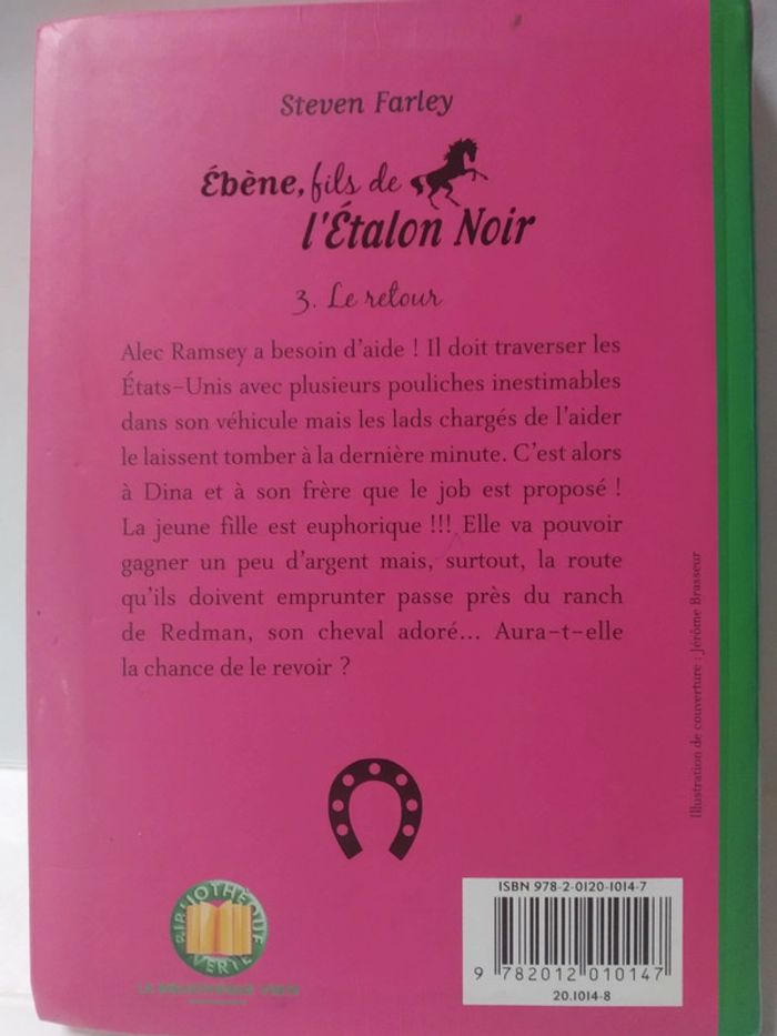 Ebéne fils de l'étalon noir tome 3 - photo numéro 2