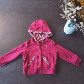 Veste sergent major rose fushia