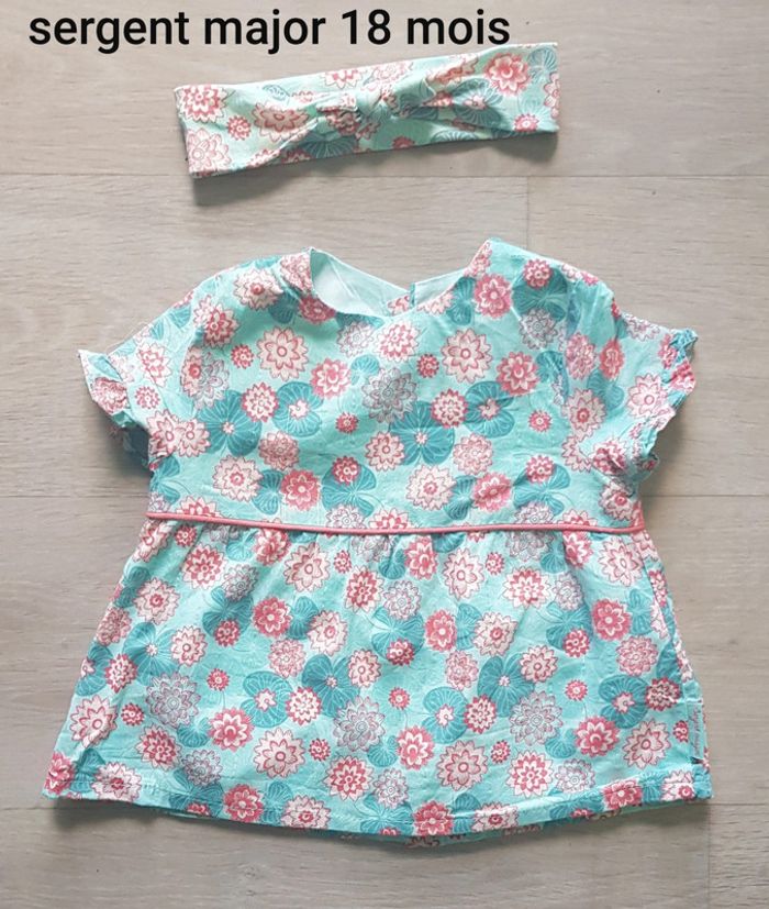 Blouse et bandeau sergent major