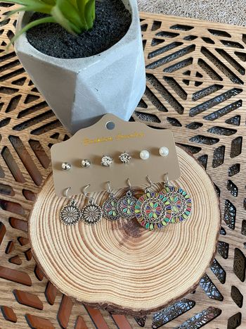 Lot boucles d’oreilles