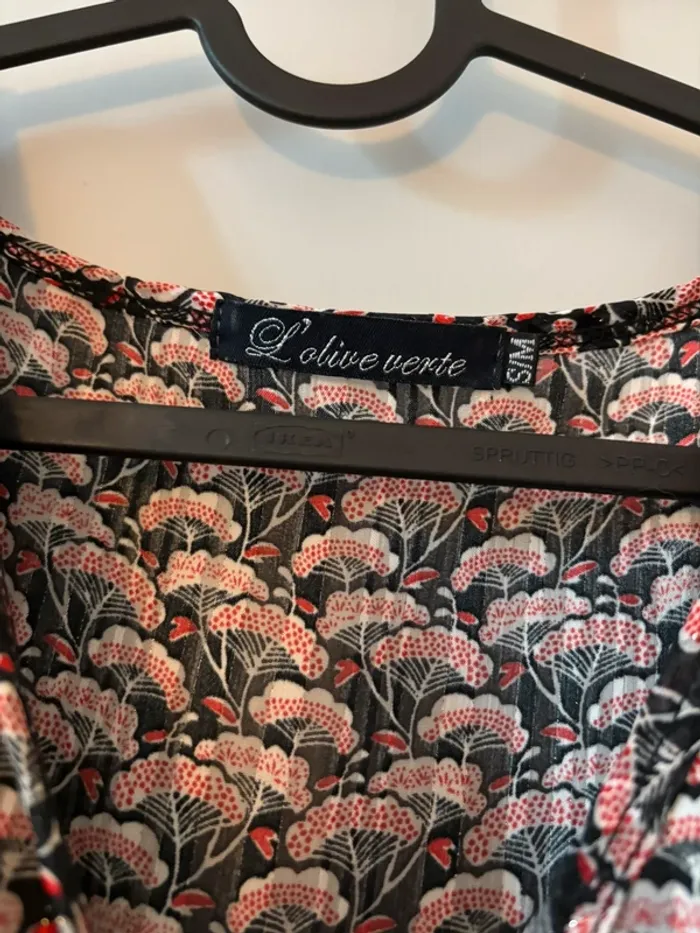Robe longue vaporeuse L’Olive Verte - photo numéro 3