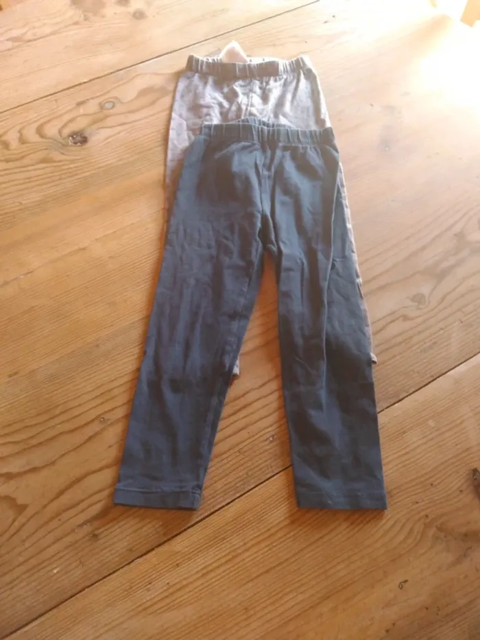 Lot de 2 Leggings Fille 3/4 ans