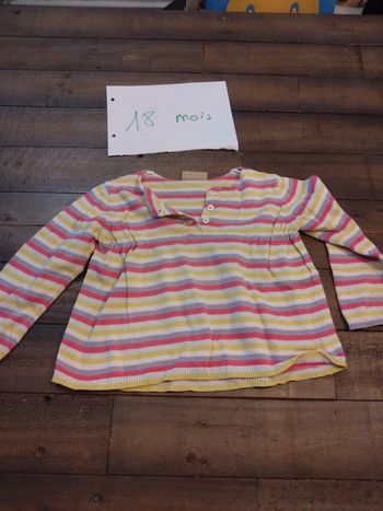 Pull colore du pareil au même 23 mois