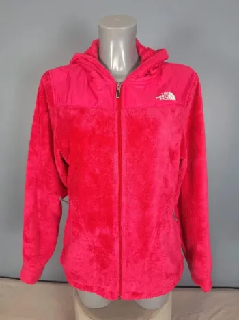 Veste polaire a capuche The North Face femme à capuche – Rose fuchsia – Taille M (610)