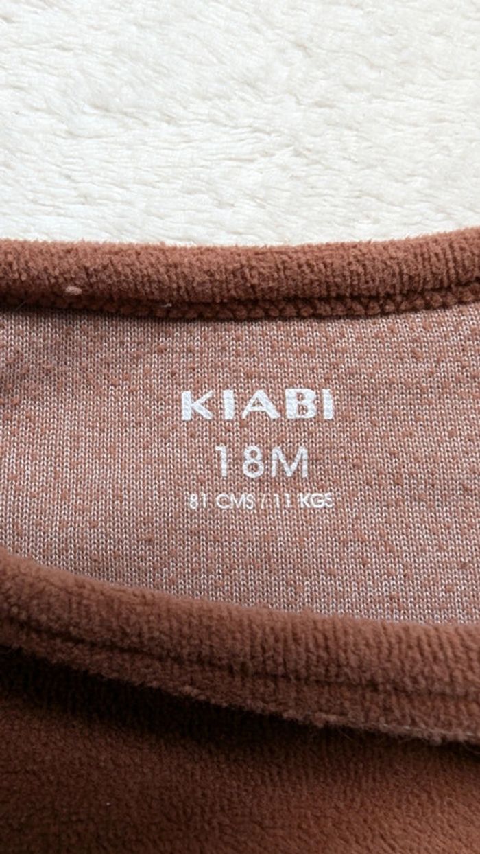 T-shirt pyjama velours 18 mois - photo numéro 2