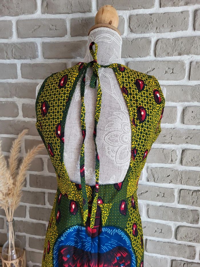 Robe wax dos nu – artisanale, fabriquée à Abidjan - photo numéro 12