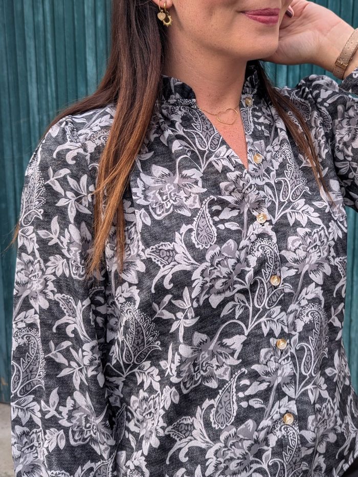 Blouse fluide fleurie Bénodet gris
Taille S/M - photo numéro 4