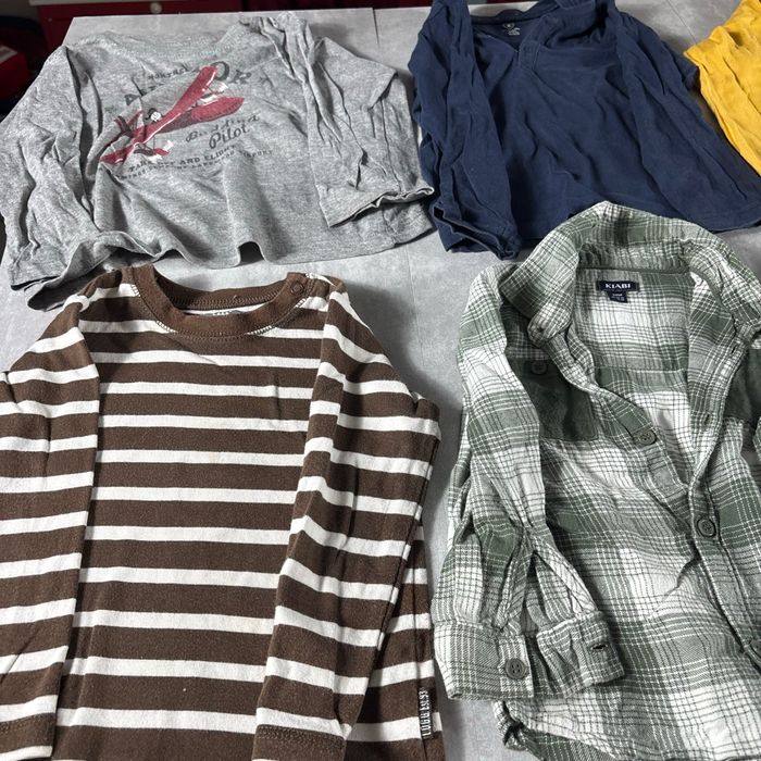 Lot 9 t-shirt haut taille 23-24 mois - photo numéro 5