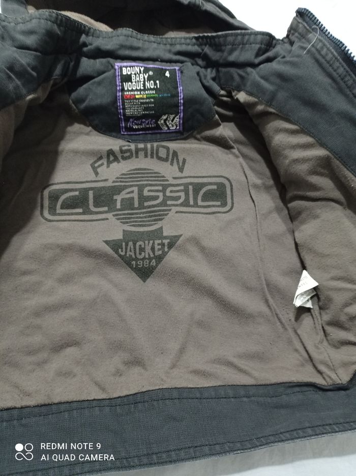 blouson gris de Bouny baby taille 4 ans ref R97 P - photo numéro 6