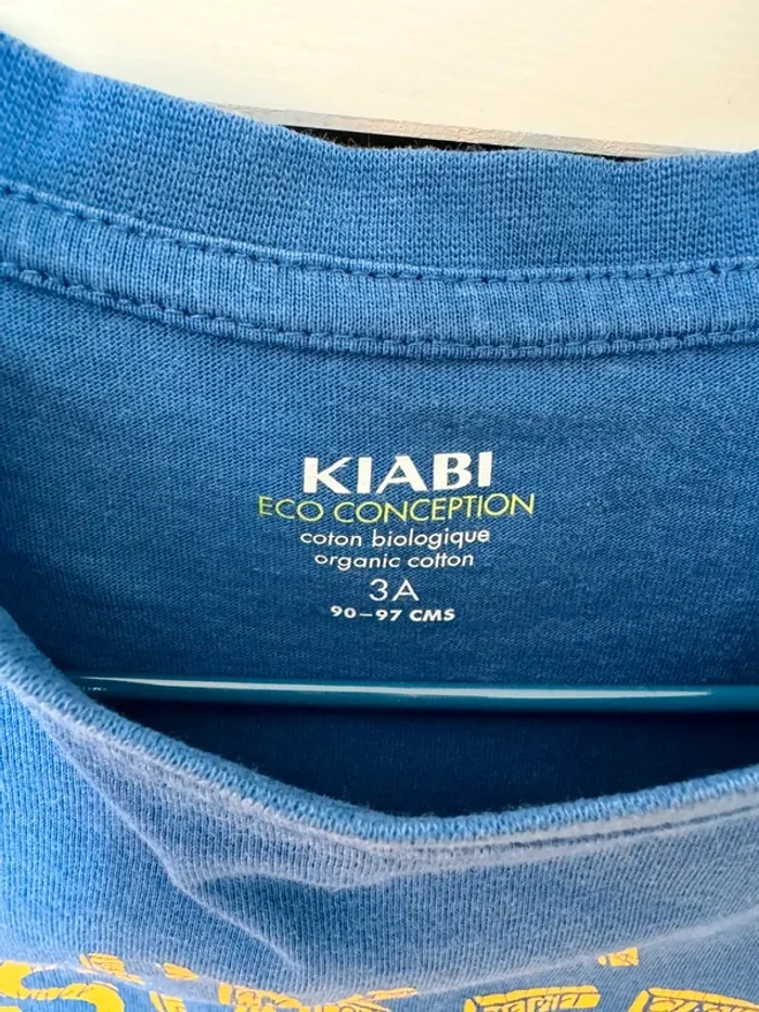 T-shirt bleu marine || Kiabi || 3 ans - photo numéro 3
