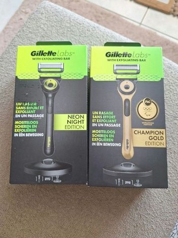 Lot de Gillette labs avec socle édition limitée neuf